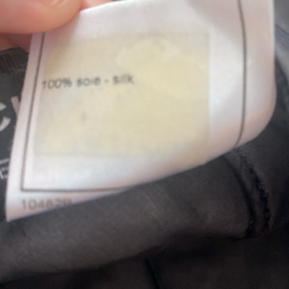 CHANEL Identification Puffer Paillette Sequin Skirt - Gray / Black Silk  Size 38 - Picture 8 of 9